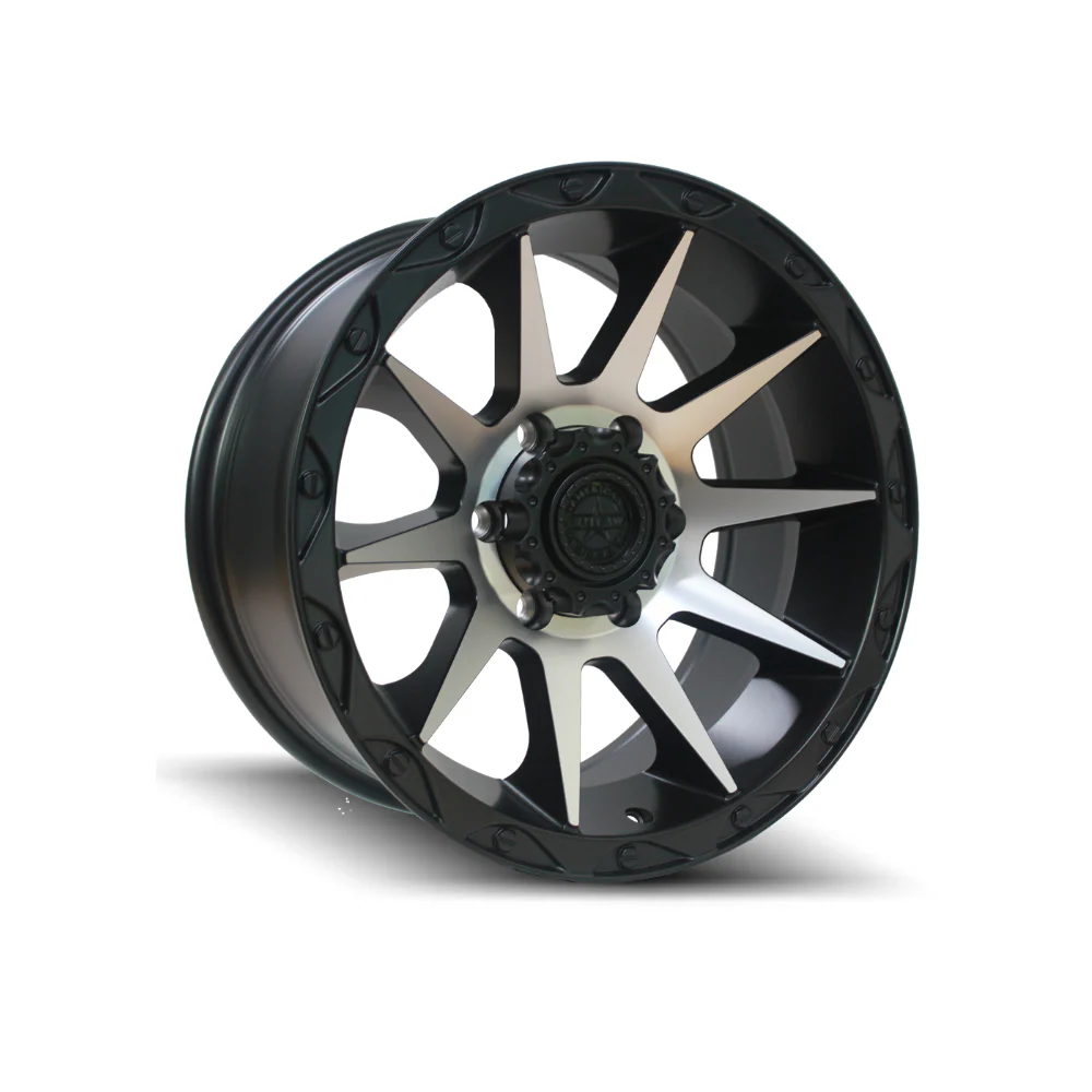 AMERICAN OUTLAW CORD SATIN BLACK/MACHINED FACE