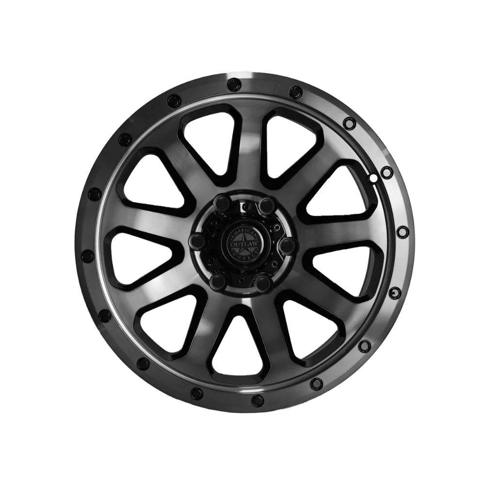 AMERICAN OUTLAW GUNSLINGER Gloss Black/Tinted Face - Image 2