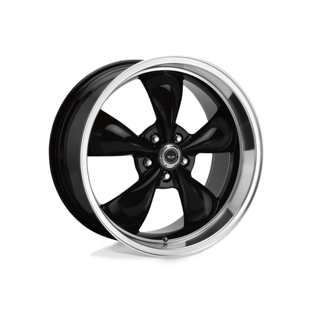AMERICAN RACING AR105 TORQ THRUST M Gloss Black Machined Lip