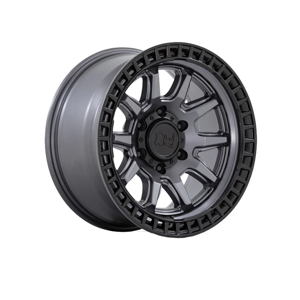 BLACK RHINO CALICO MATTE GUNMETAL W/ M-BLACK LIP