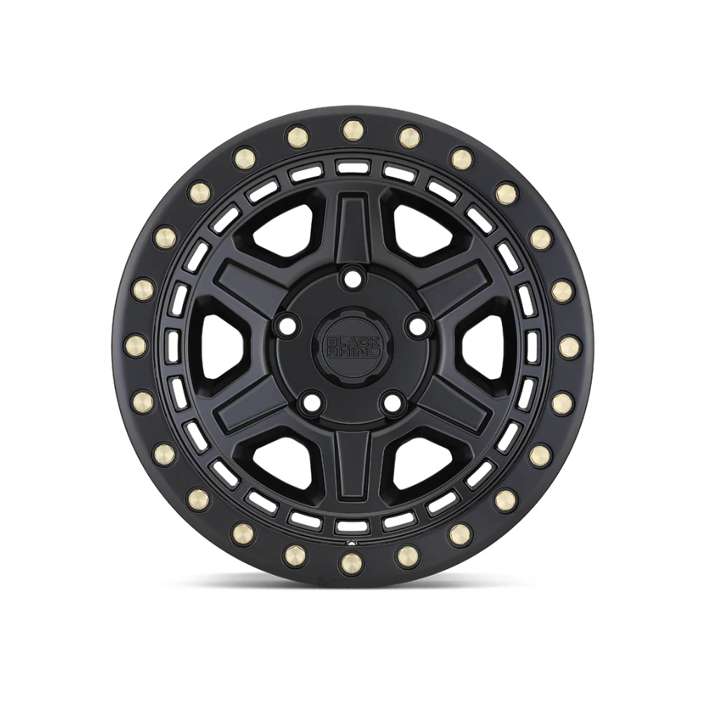 BLACK RHINO RENO MATTE BLACK WITH BRASS BOLTS - Image 2