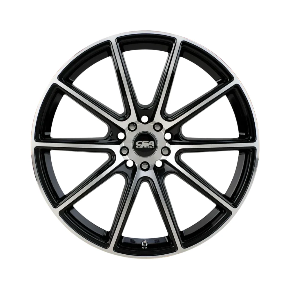 CSA WHEELS CHICANE GLOSS BLACK/MACHINED FACE - Image 2