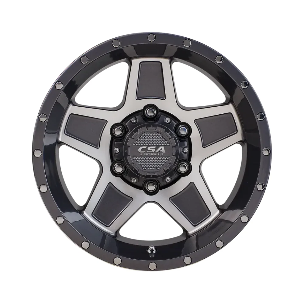 CSA WHEELS DAKAR GUNMETAL MACHINED FACE - Image 2