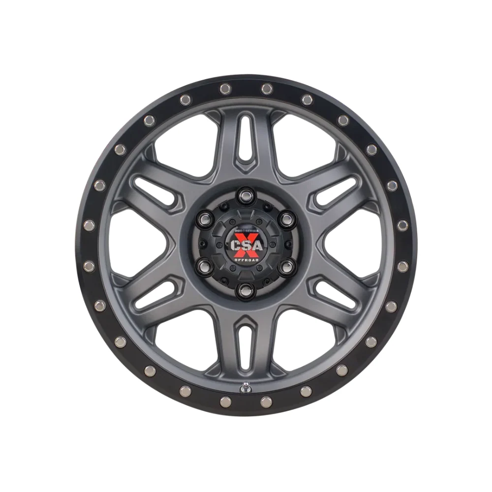 CSA WHEELS MILITANT CSA-X SATIN GREY/BLACK LIP - Image 2