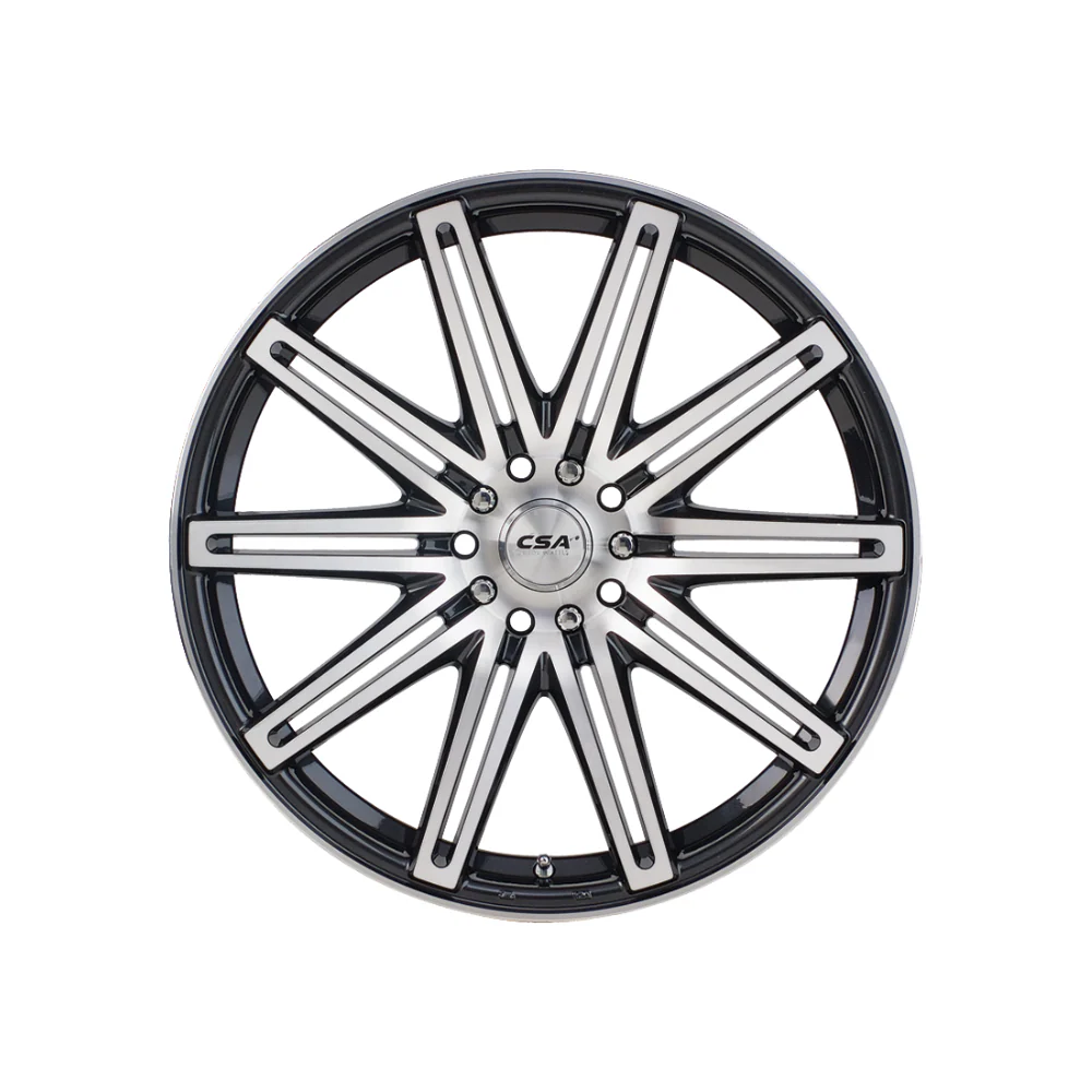 CSA WHEELS Nitrous GUNMETAL BLACK MACHINED FACE - Image 2