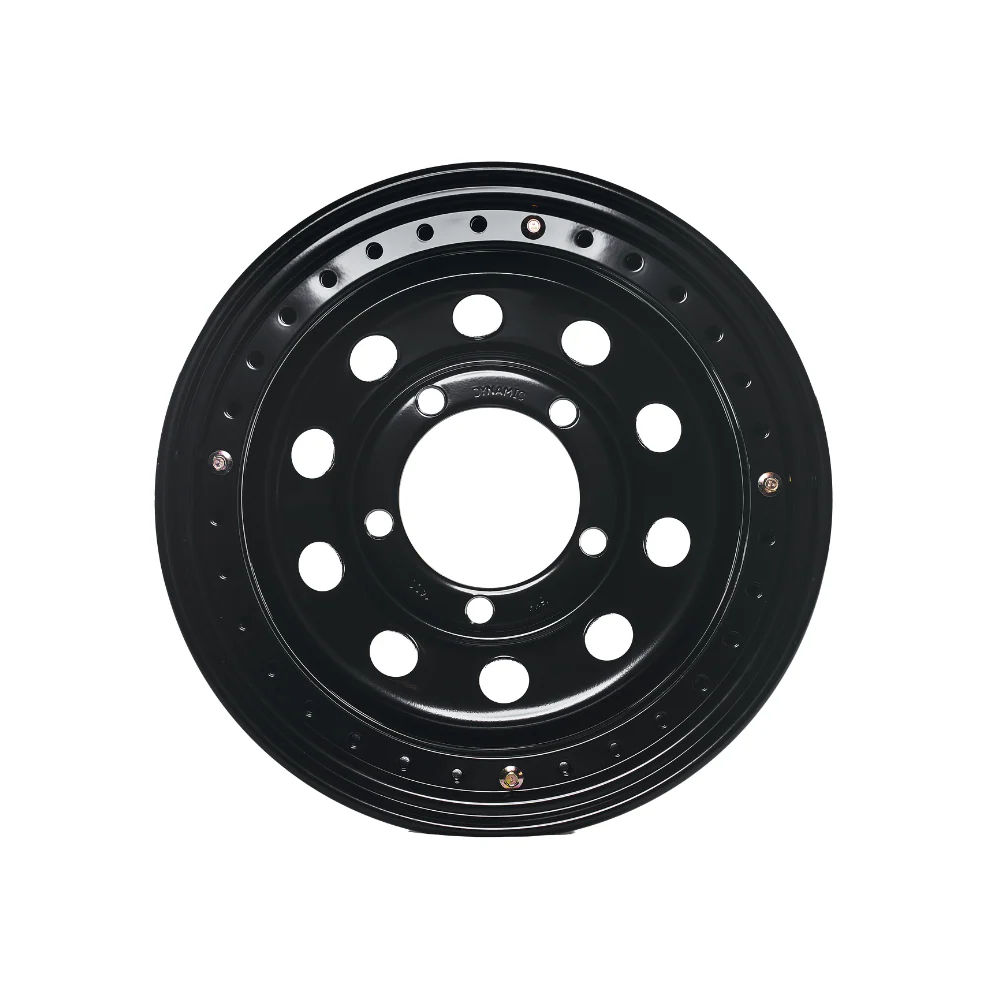 DYNAMIC WHEEL GENUINE BEADLOCK ROUND HOLE SATIN BLACK - Image 2