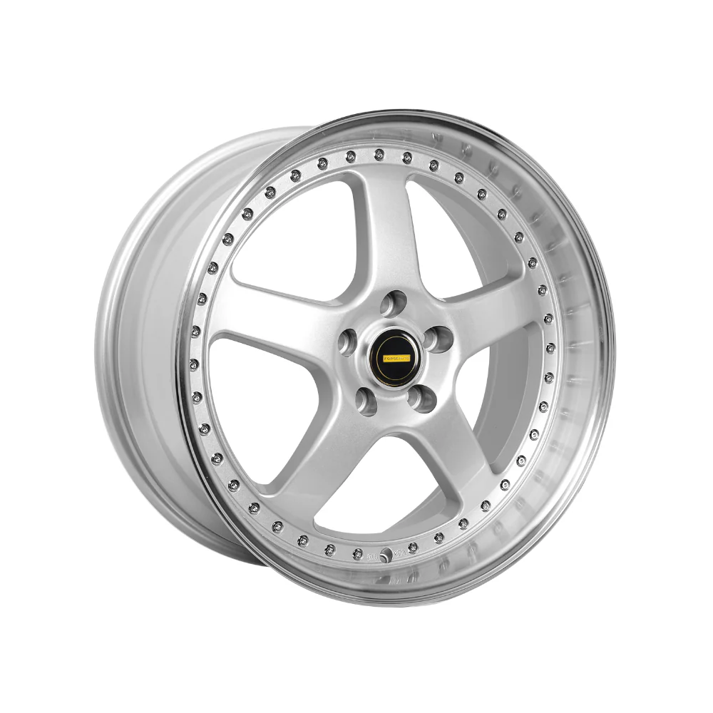FORGEAUTO FA-5 SILVER/MACHINED LIP