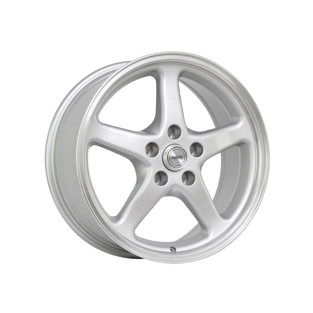 FORGEAUTO WS-5 SILVER/MACHINED LIP