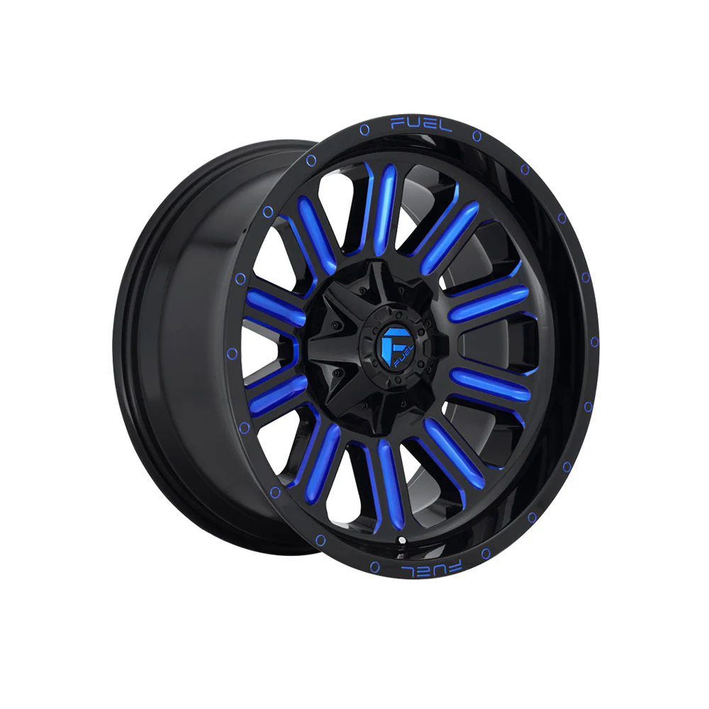 FUEL 1PC D646 HARDLINE GLOSS BLACK BLUE TINTED CLEAR