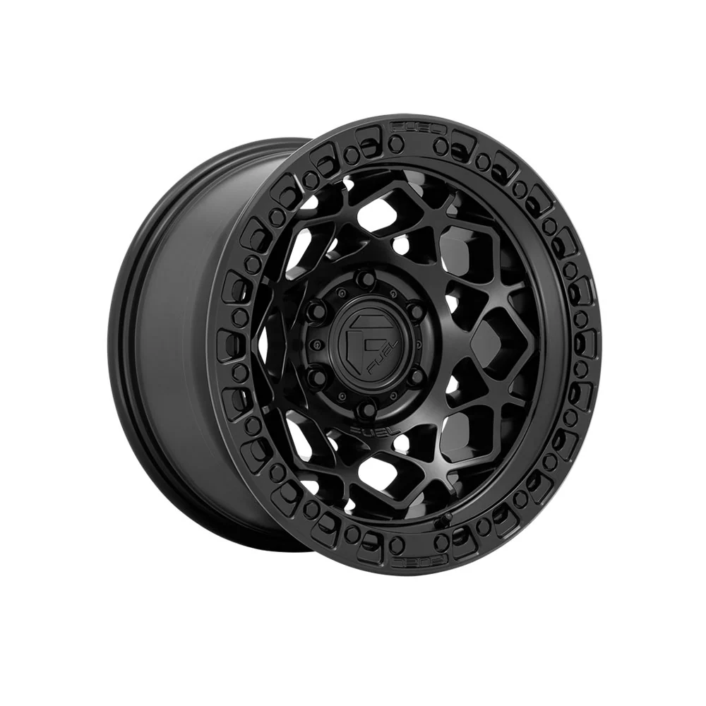 FUEL 1PC D786 UNIT MATTE BLACK WITH BLACK RING
