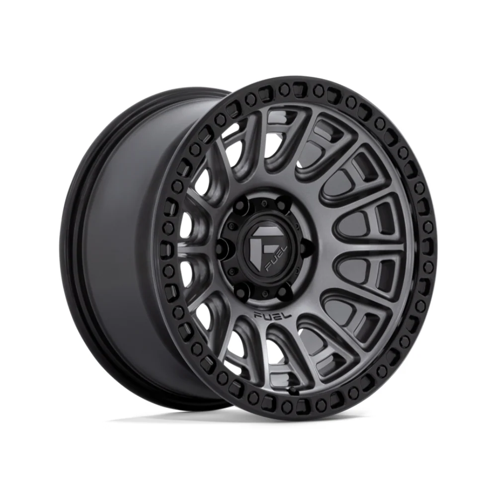 FUEL 1PC D835 CYCLE MACHINED GUNMETAL BLACK RING