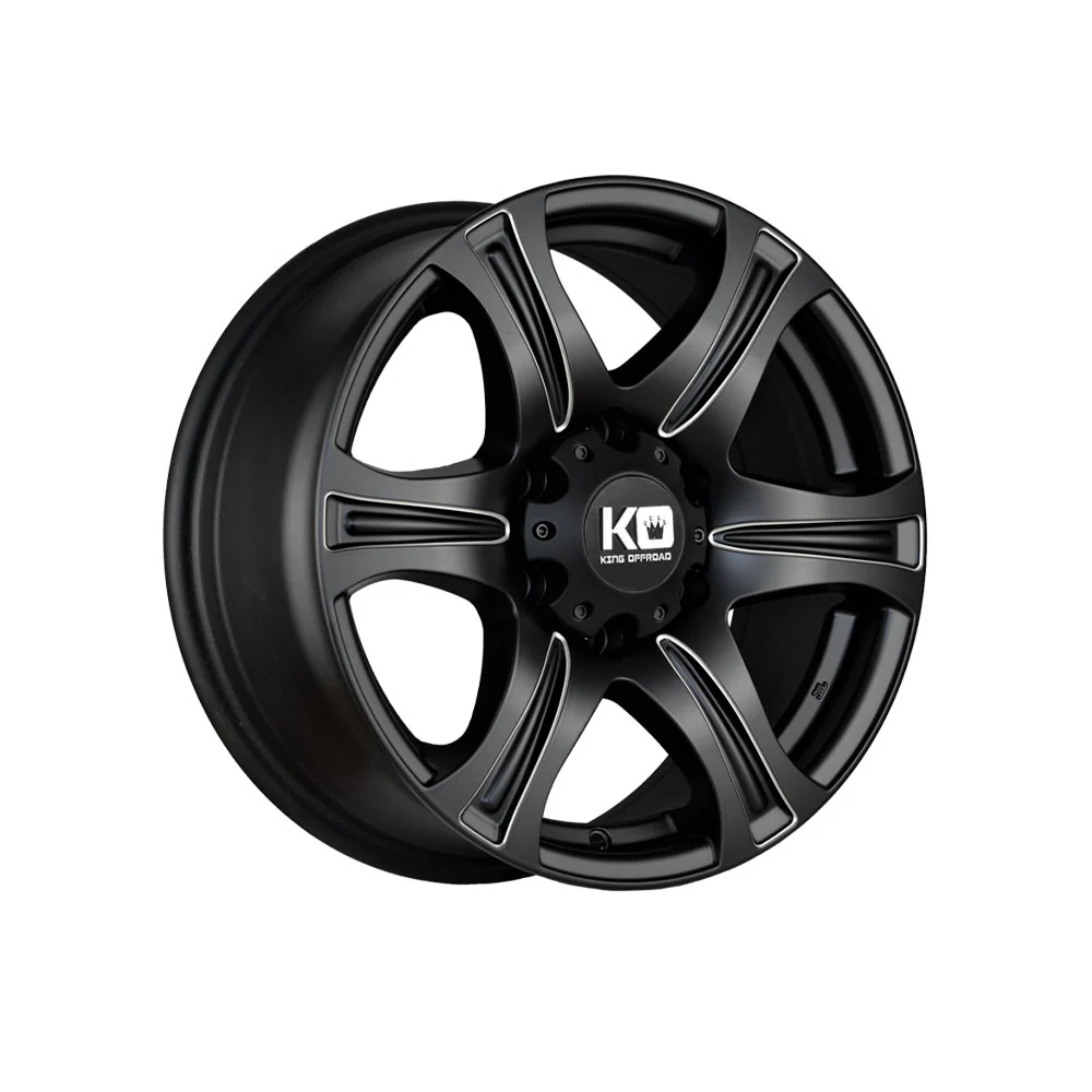 KING OFFROAD REBEL PIPED SATIN BLACK
