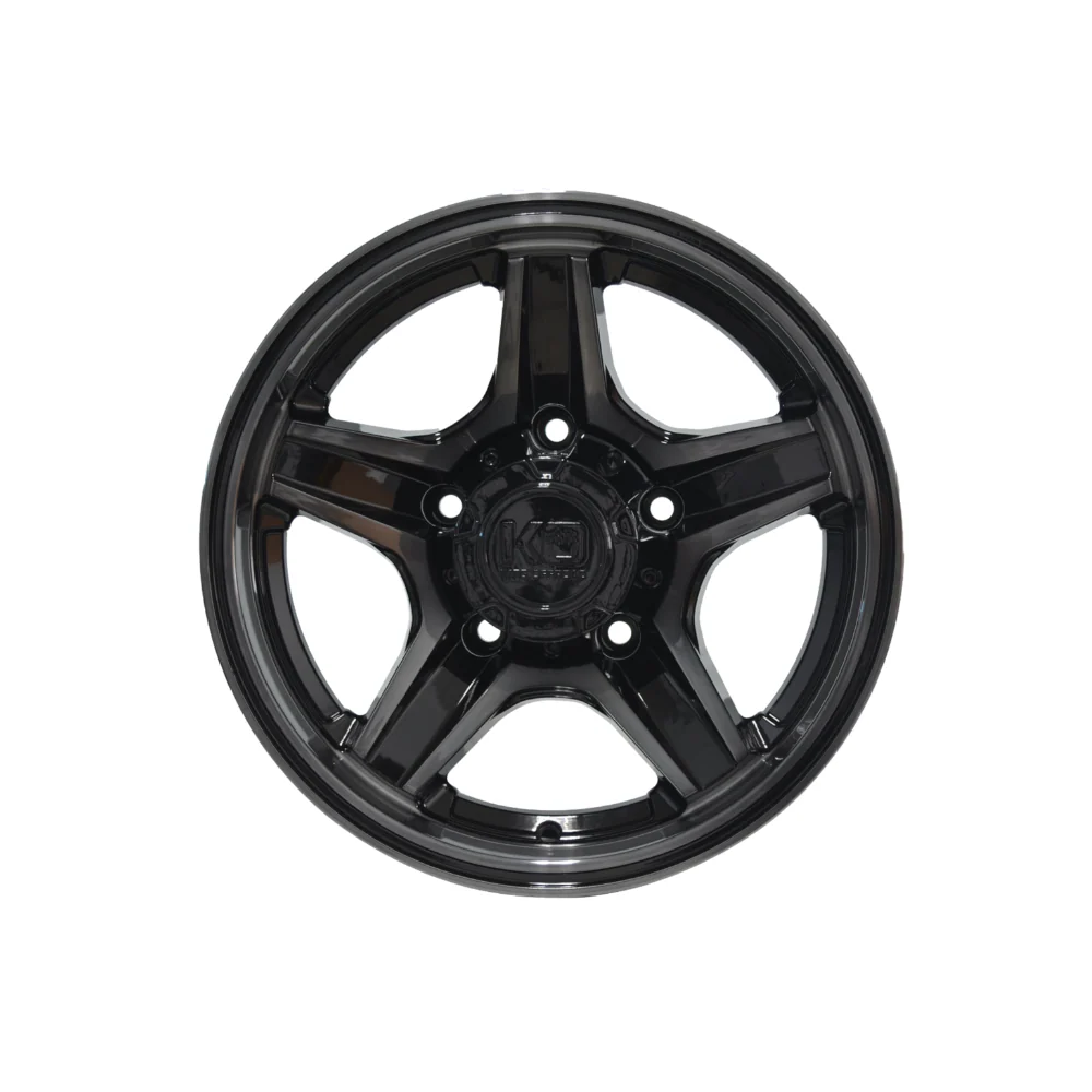 KING OFFROAD RIVAL GLOSS BLACK/DARK TINT FACE - Image 2