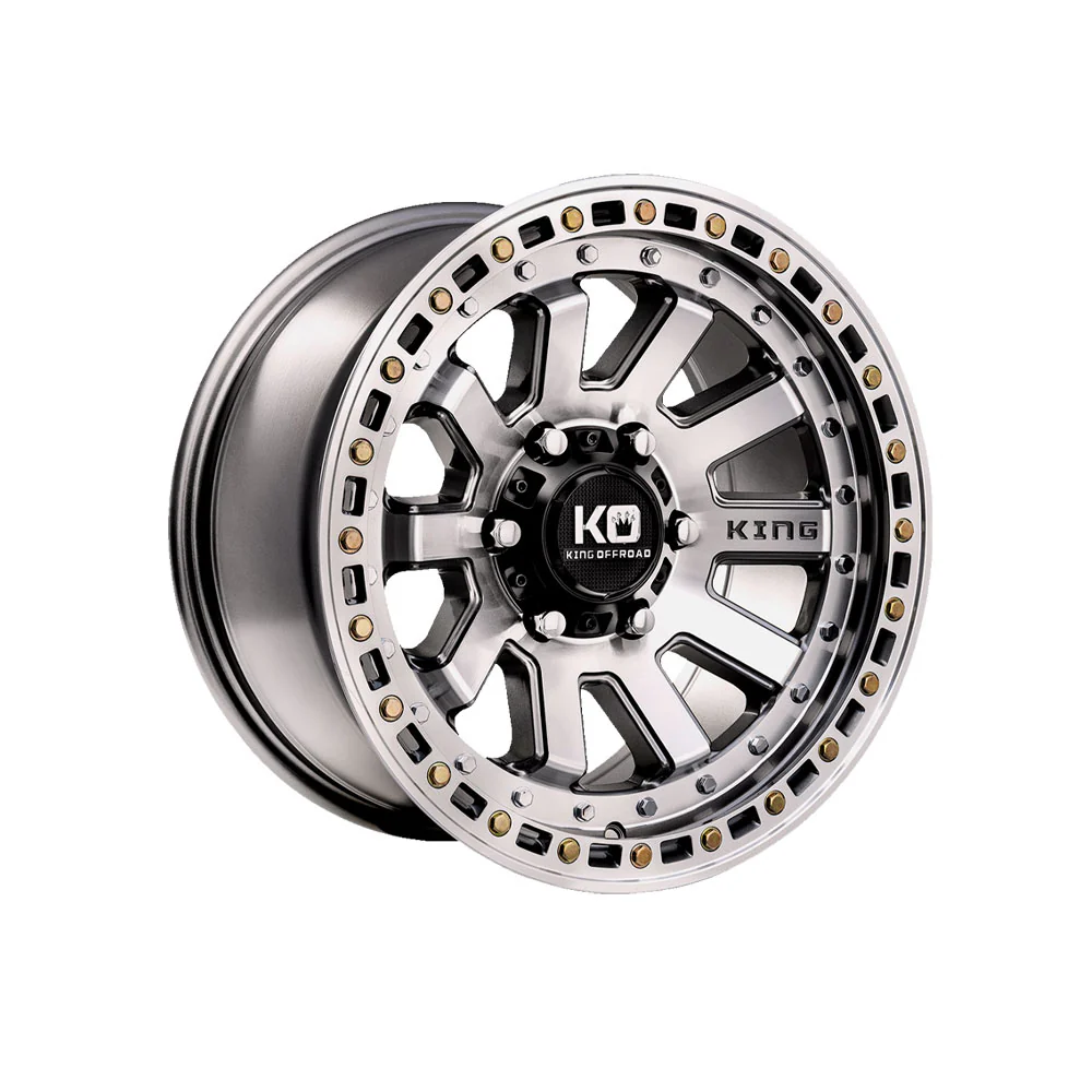 KING OFFROAD SNATCH LIGHT GUNMETAL/MACHINED FACE