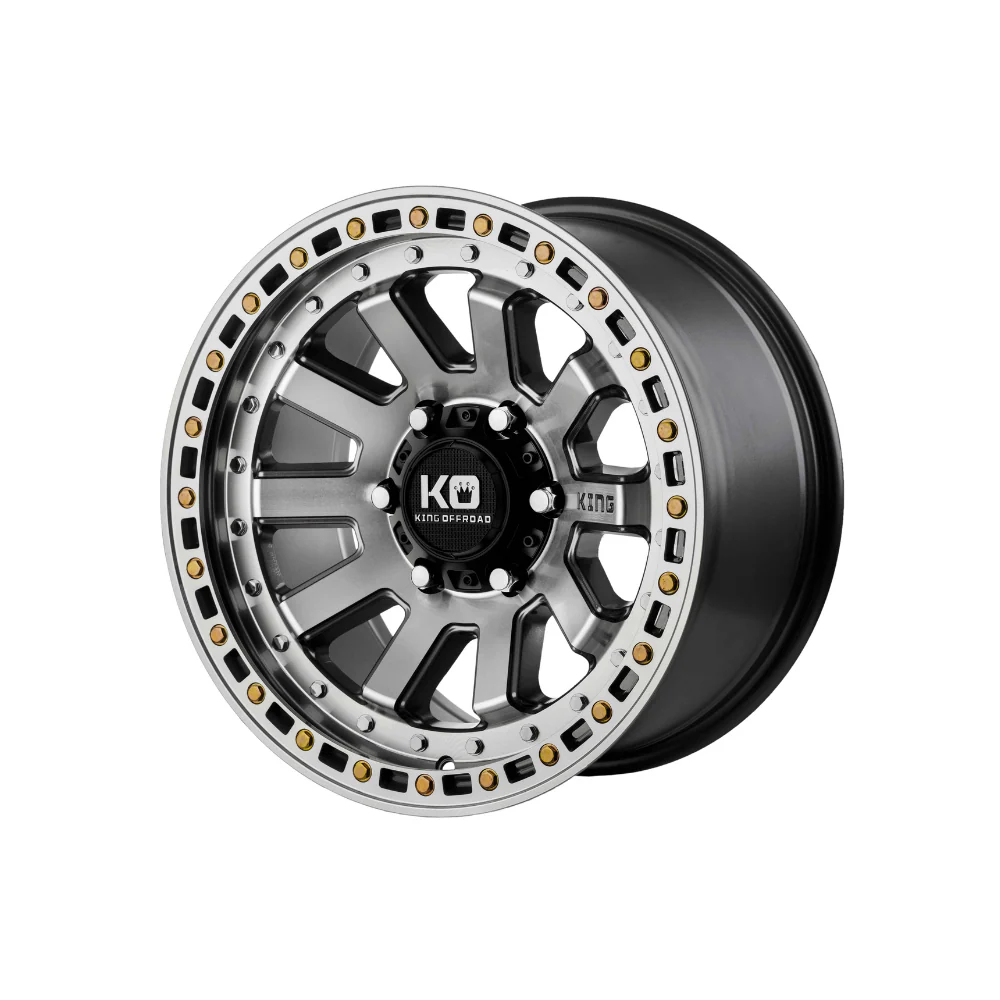 KING OFFROAD SNATCH LIGHT GUNMETAL/MACHINED FACE - Image 3