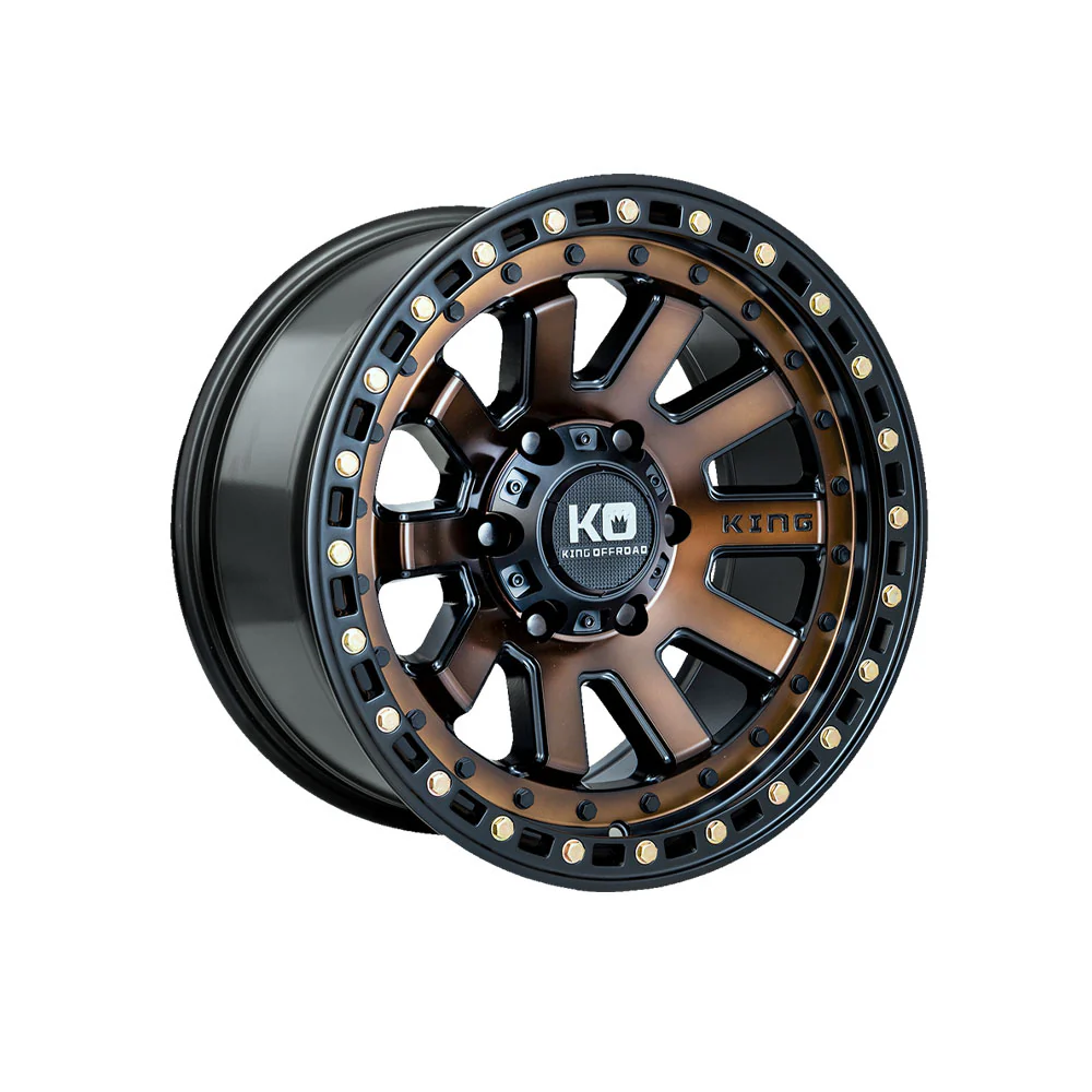 KING OFFROAD SNATCH SATIN BLACK/BRONZE TINT FACE