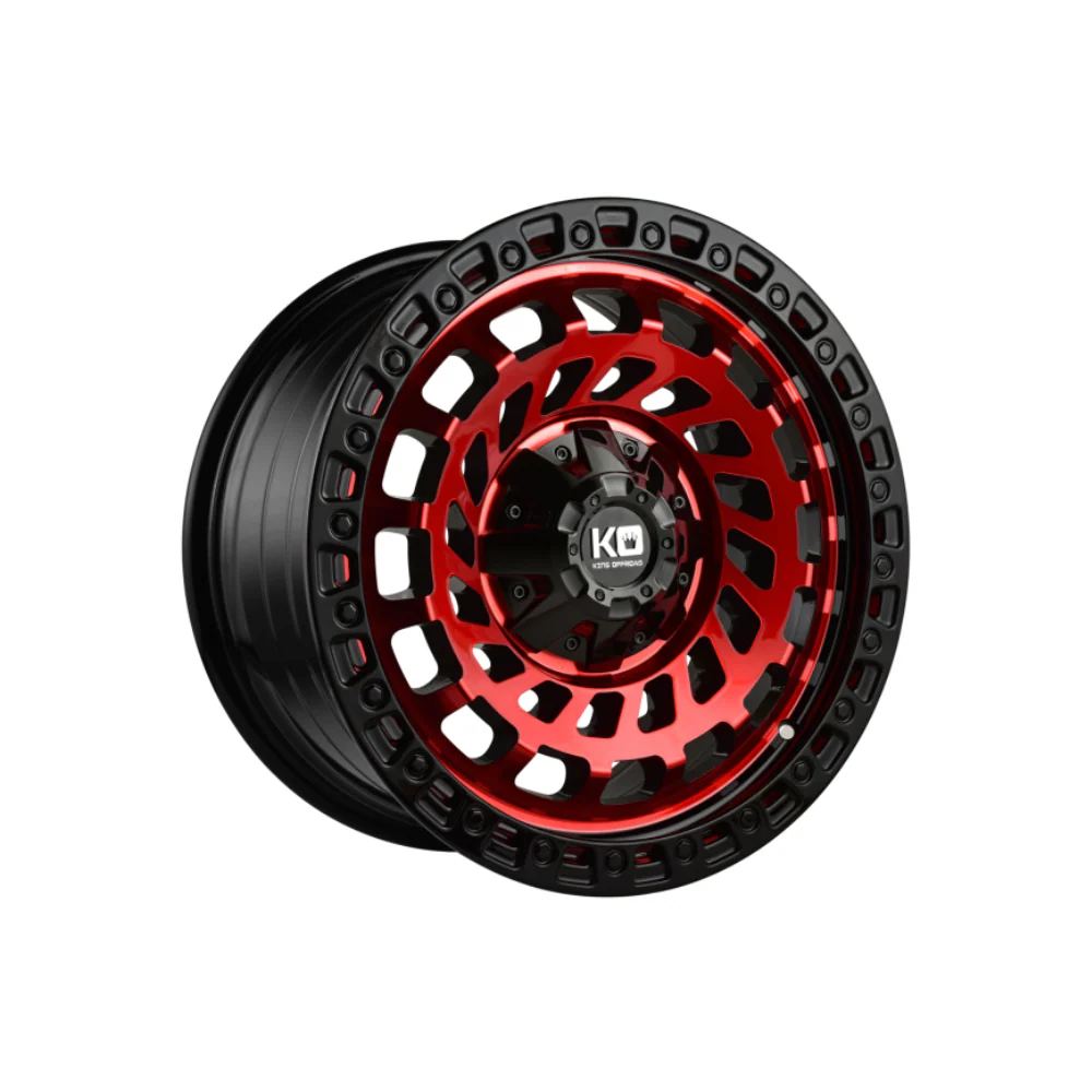 KING OFFROAD ZOMBIE GLOSS BLACK-RED TINT FACE-BLACK LIP