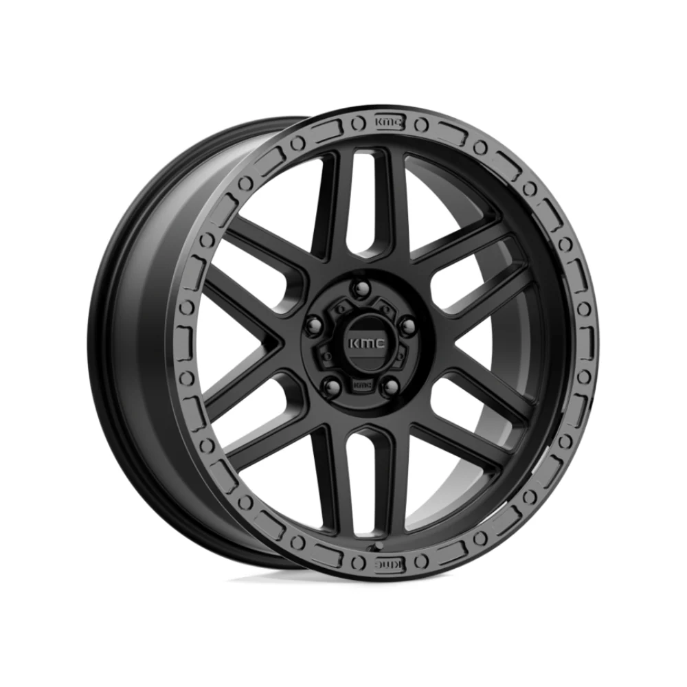 KMC KM544 MESA Satin Black With Gloss Black Lip