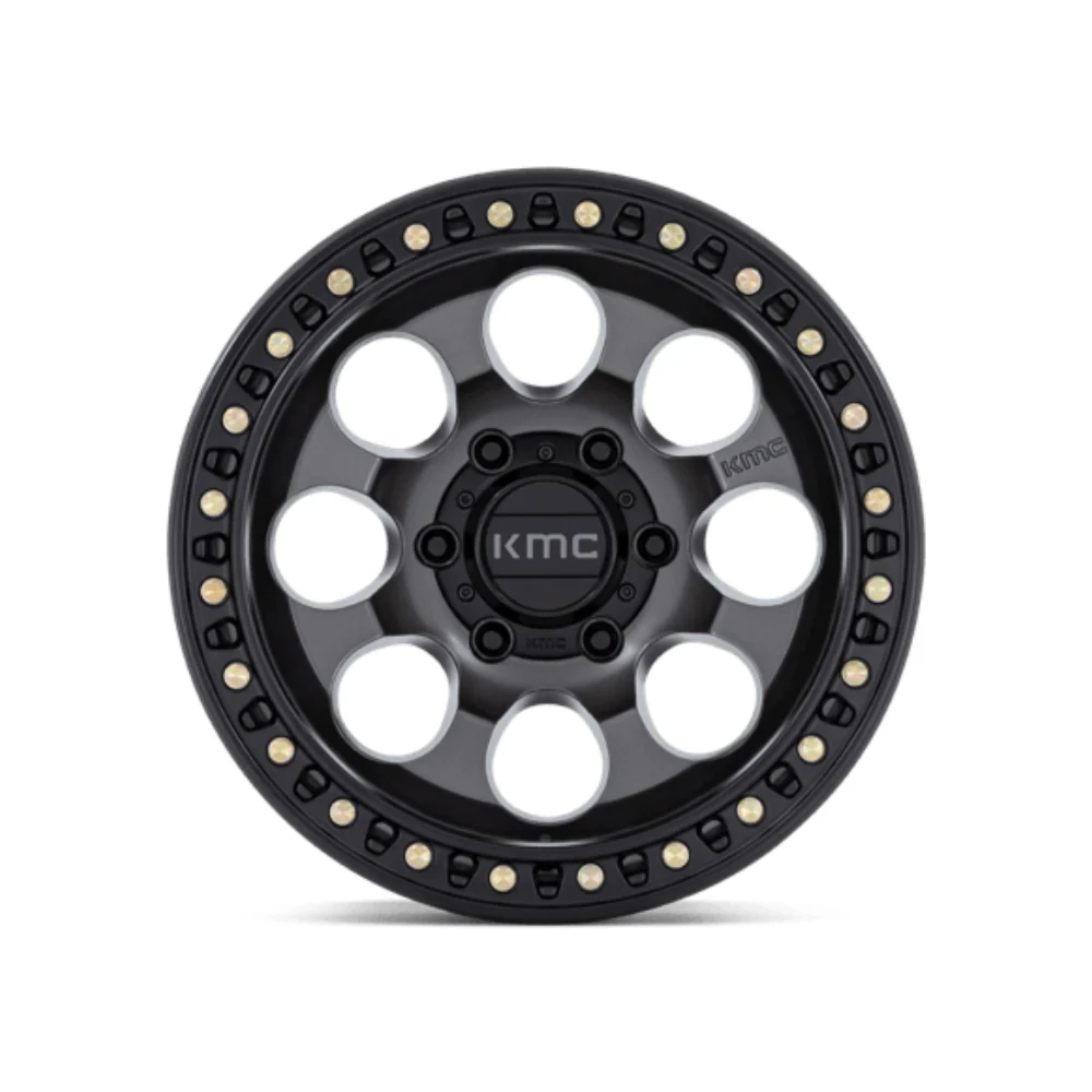 KMC KM550 RIOT ANTHRACITE WITH SATIN BLACK LIP - Image 2