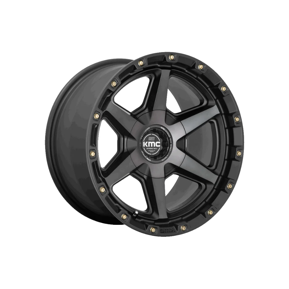 KMC XD SERIES KM101 TEMPO Satin Black With Gray Tint