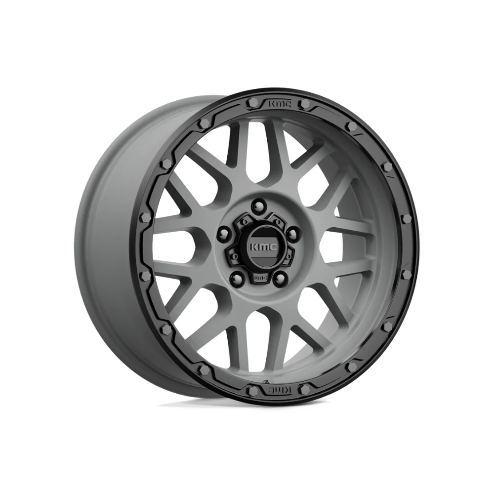KMC XD SERIES KM535 GRENADE Matte Gray Matte Black Lip