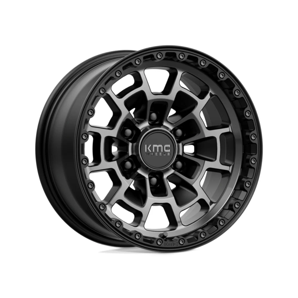 KMC XD SERIES KM718 SUMMIT Satin Black With Gray Tint
