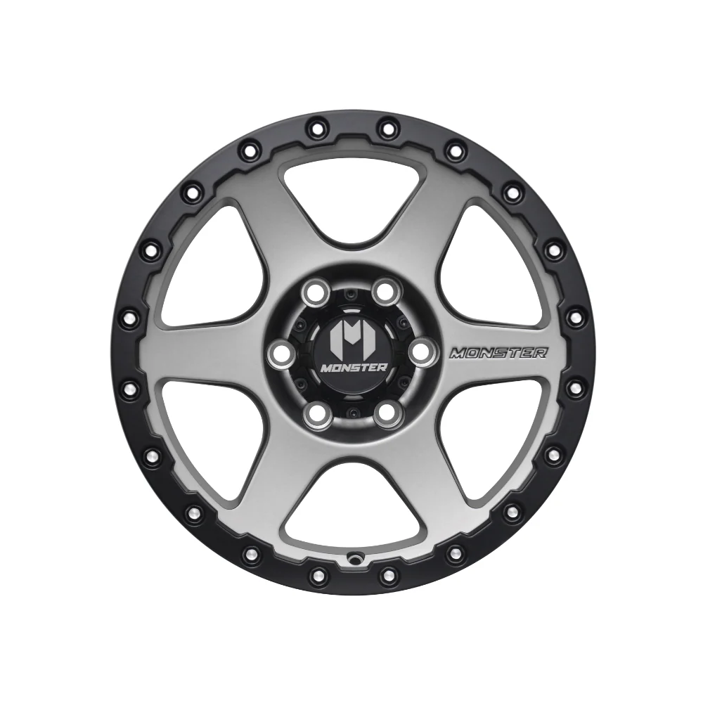 MONSTER SNIPER GREY CENTER BLACK LIP MILLED BOLTS - Image 2
