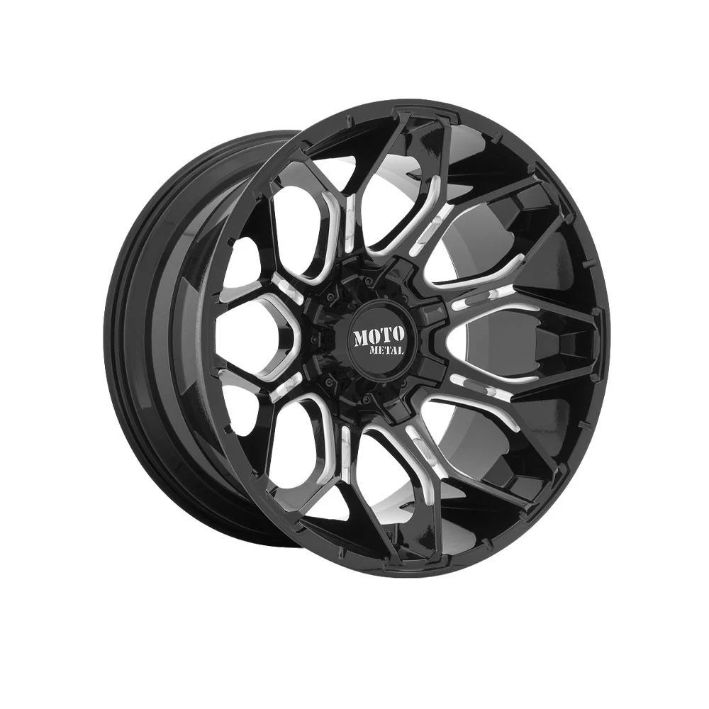 MOTO METAL MO808 GLOSS BLACK MILLED