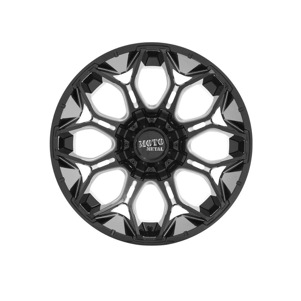 MOTO METAL MO808 GLOSS BLACK MILLED - Image 2