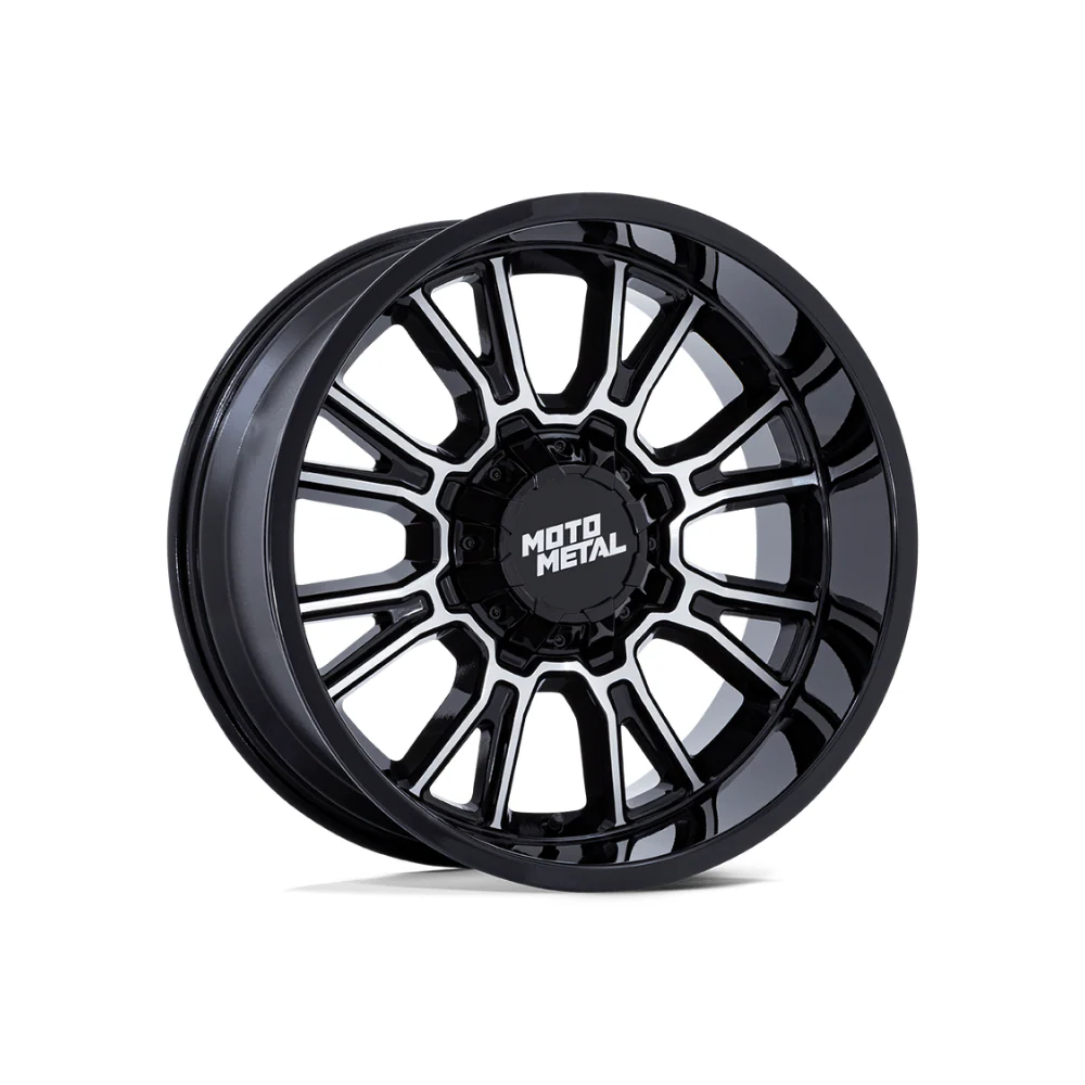 MOTO METAL MO810Â LEGACY GLOSS BLACK MACHINED