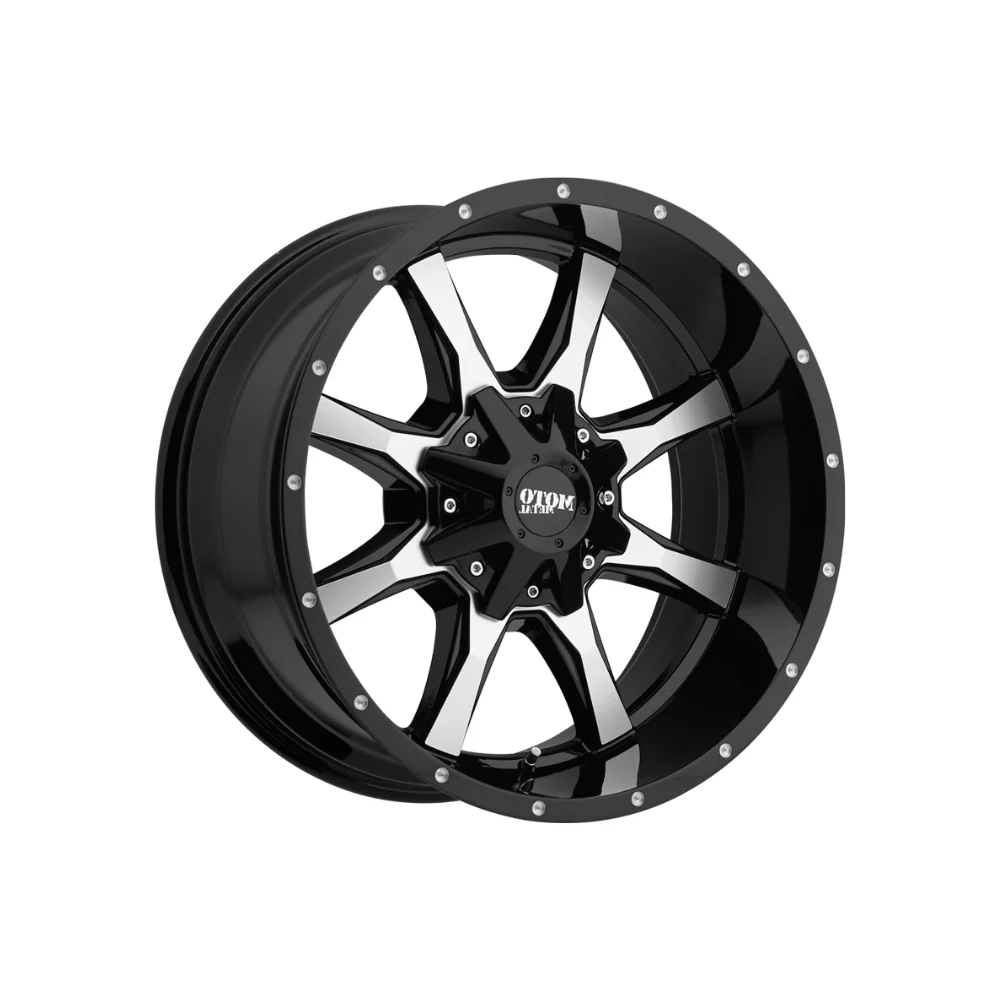 MOTO METAL MO970 Gloss Black With Machined Face