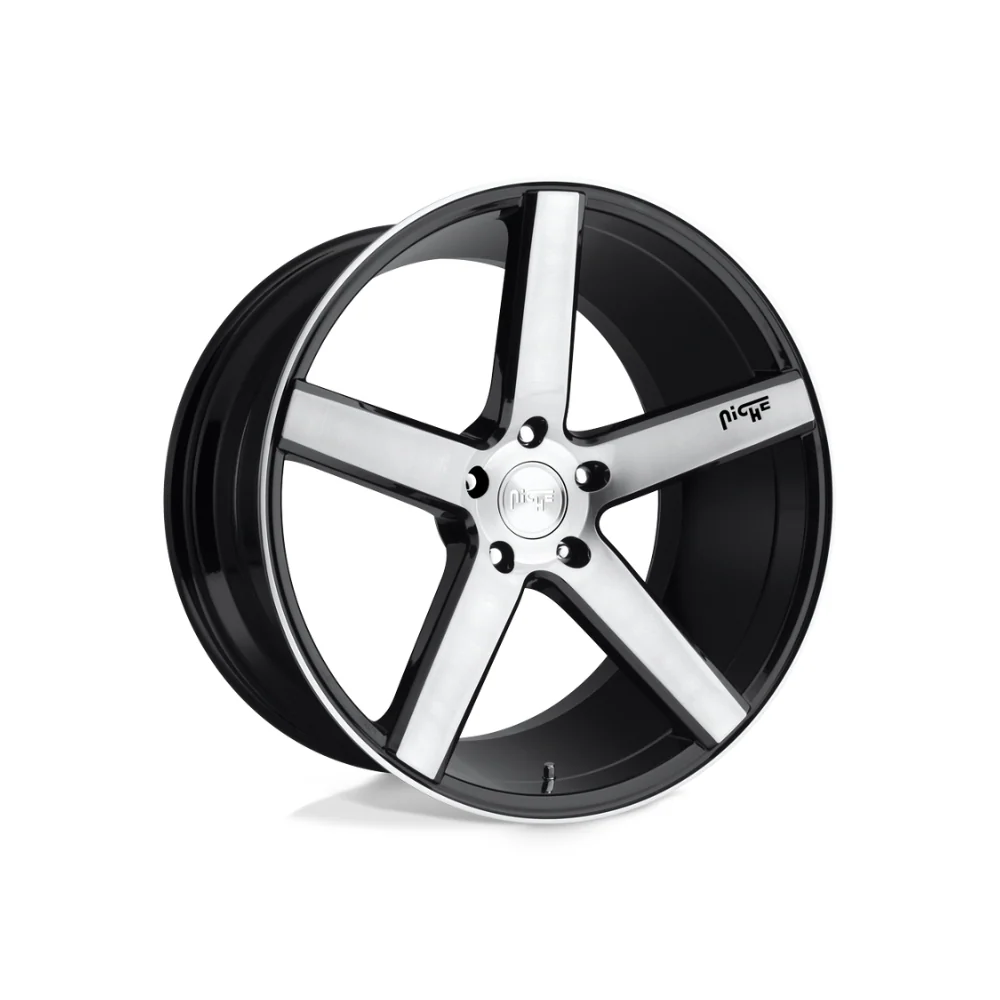 NICHE 1PC M124 MILAN GLOSS BLACK BRUSHED