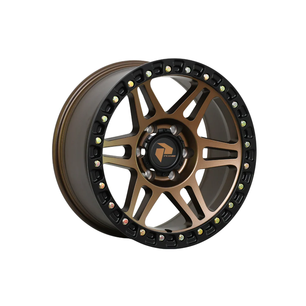 PDW WHEELS BEAST BRONZE CENTRE BLACK LIP