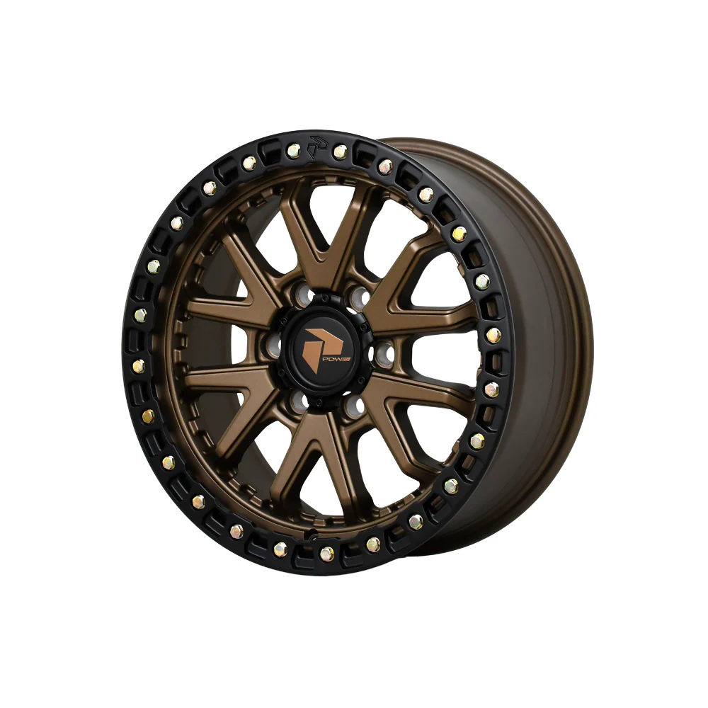 PDW WHEELS DOMINATOR BRONZE CENTRE BLACK LIP - Image 3