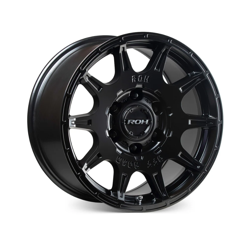 ROH WHEELS INVADER MATTE BLACK