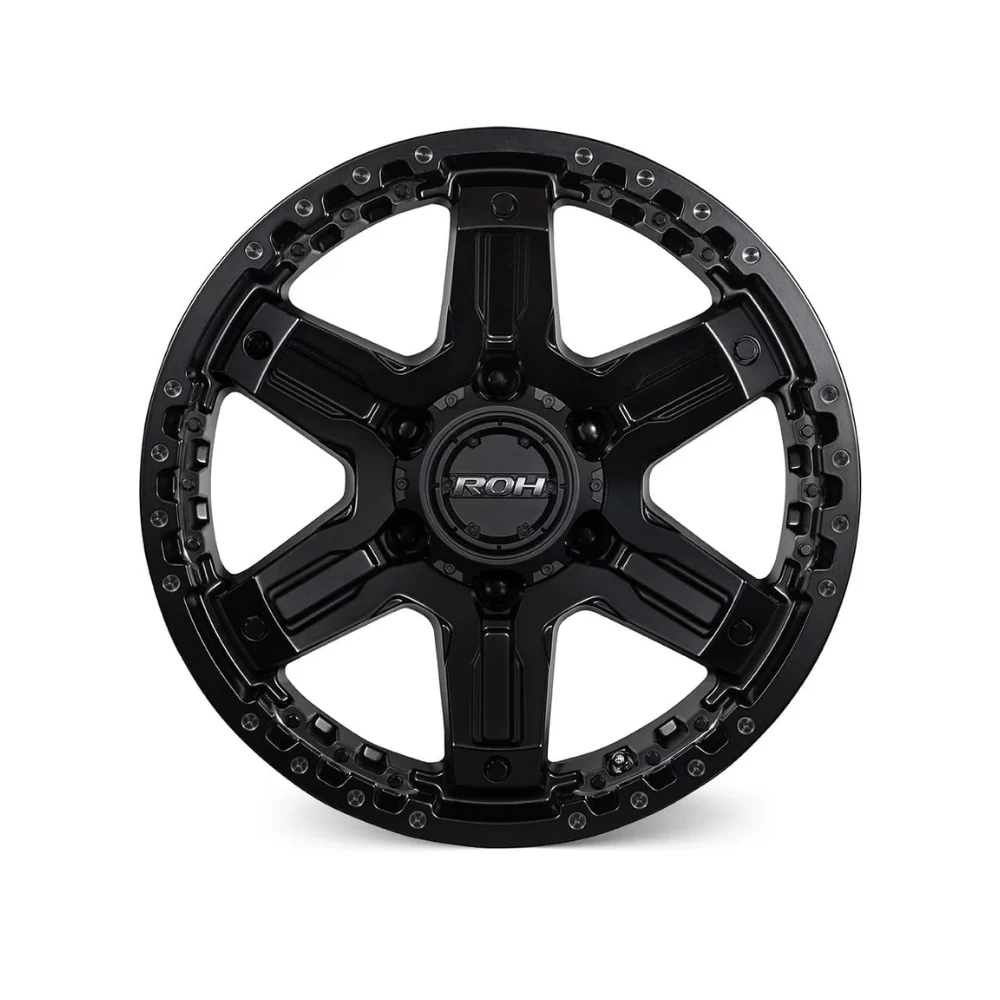 ROH WHEELS ROCK 6 MATTE BLACK TINT MILL - Image 2