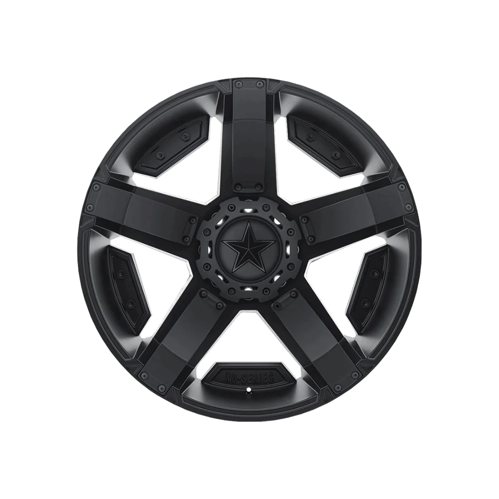 XD SERIES BY KMC WHEELS XD811 ROCKSTAR II Matte Black - Image 2